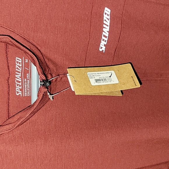 Mens Medium loose fit cycling jersey merino wool road mtn - Picture 2 of 4